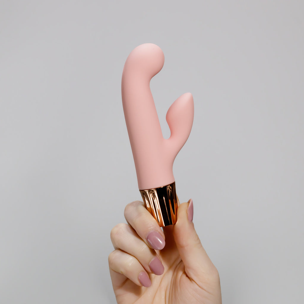CRUSHIOUS | Mellow Cony – Rechargeable Mini Vibrator – Pink & Purple