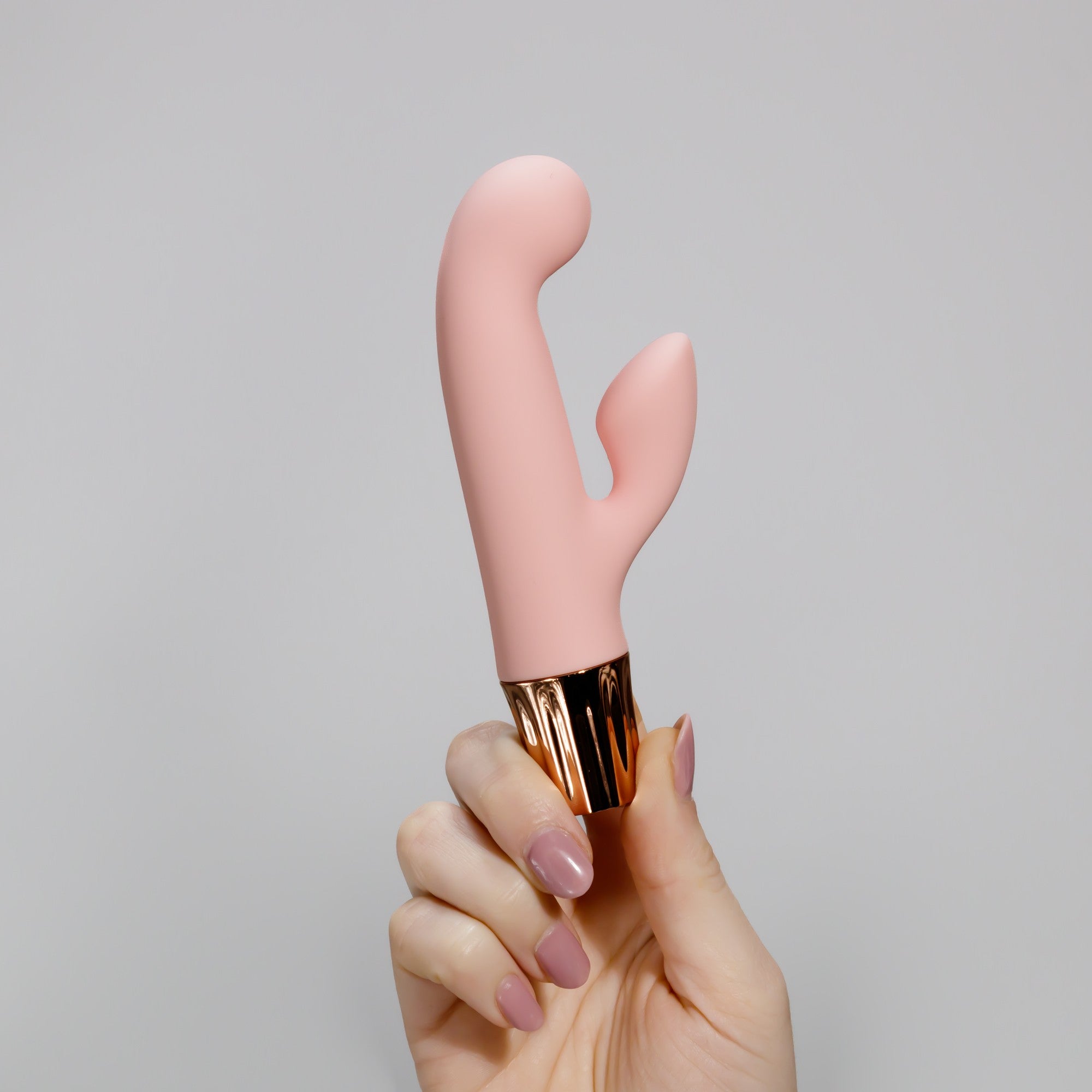CRUSHIOUS | Mellow Cony – Rechargeable Mini Vibrator – Pink & Purple