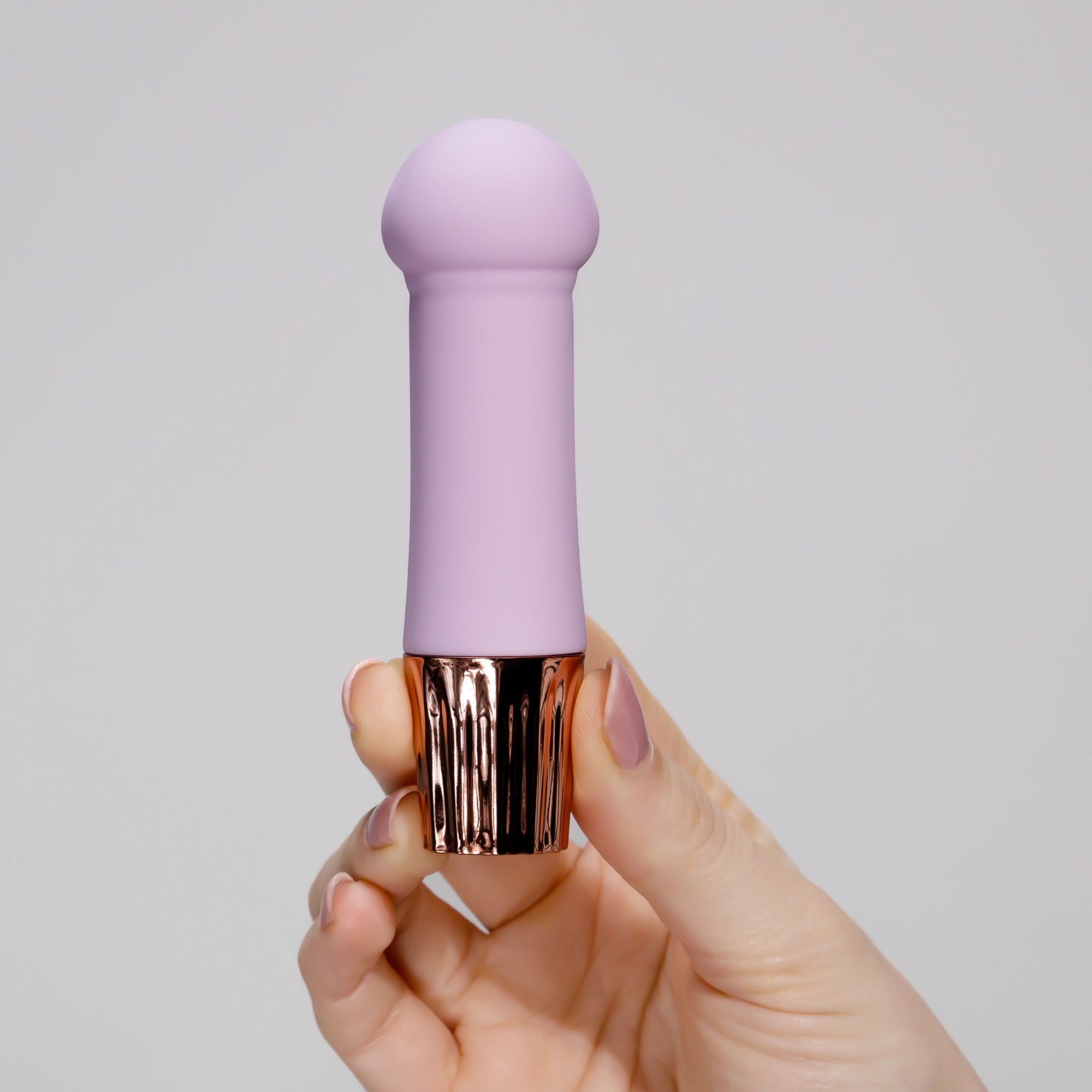 CRUSHIOUS | Mellow Puff – Mini Vibrador Recargable – Rosa y Morado