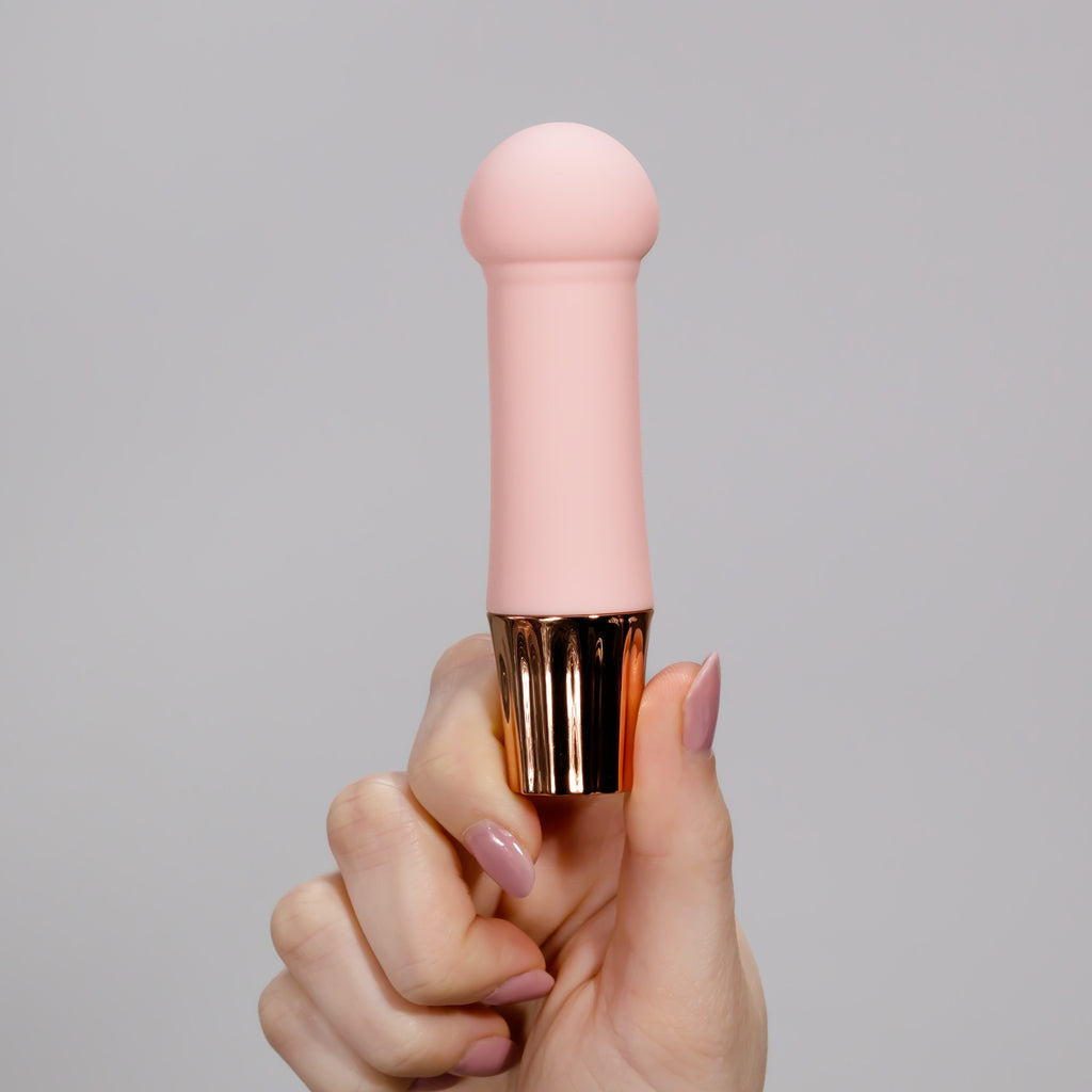 CRUSHIOUS | Mellow Puff – Mini Vibrador Recargable – Rosa y Morado