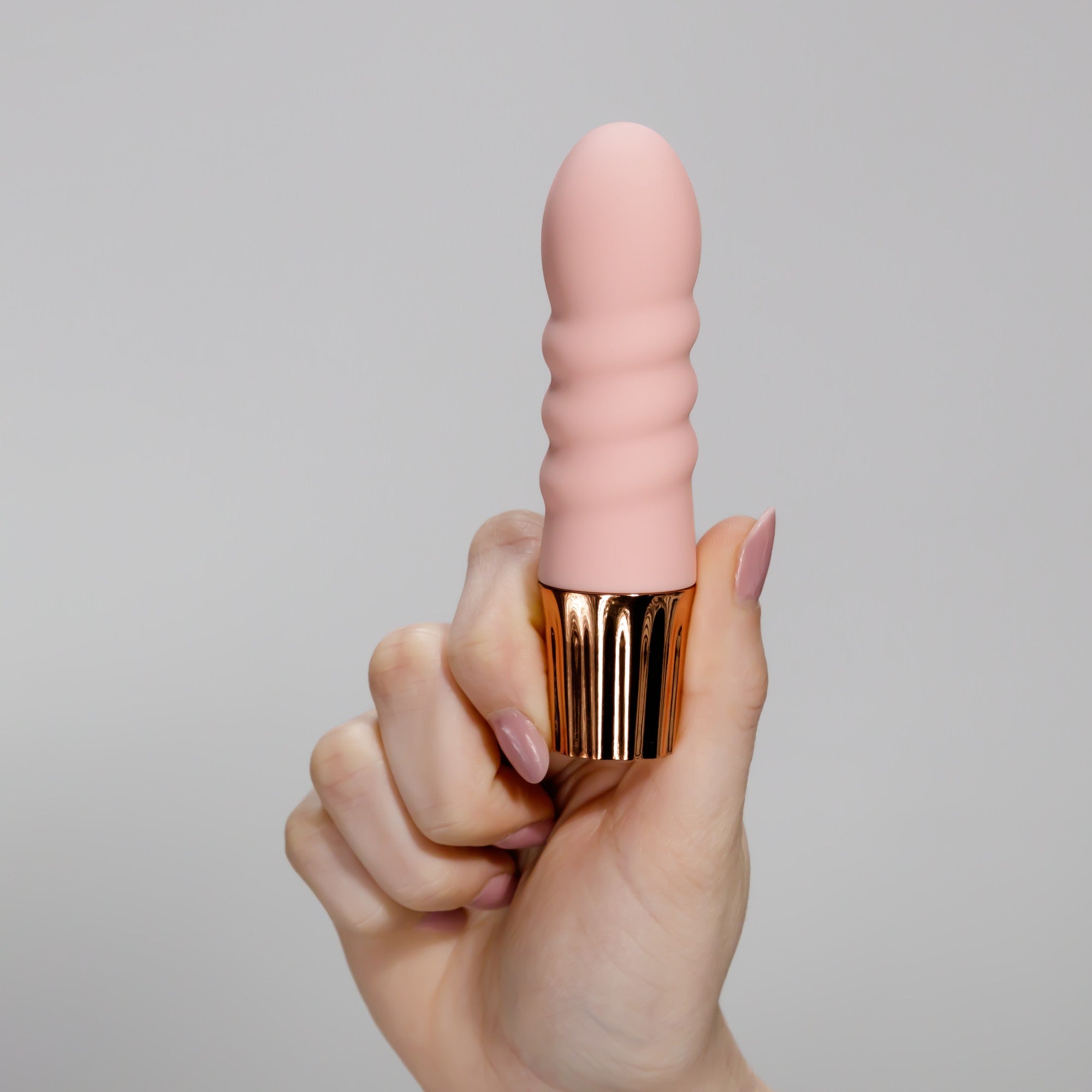 CRUSHIOUS | Mellow Bubbles – Rechargeable Mini Vibrator – Pink & Purple