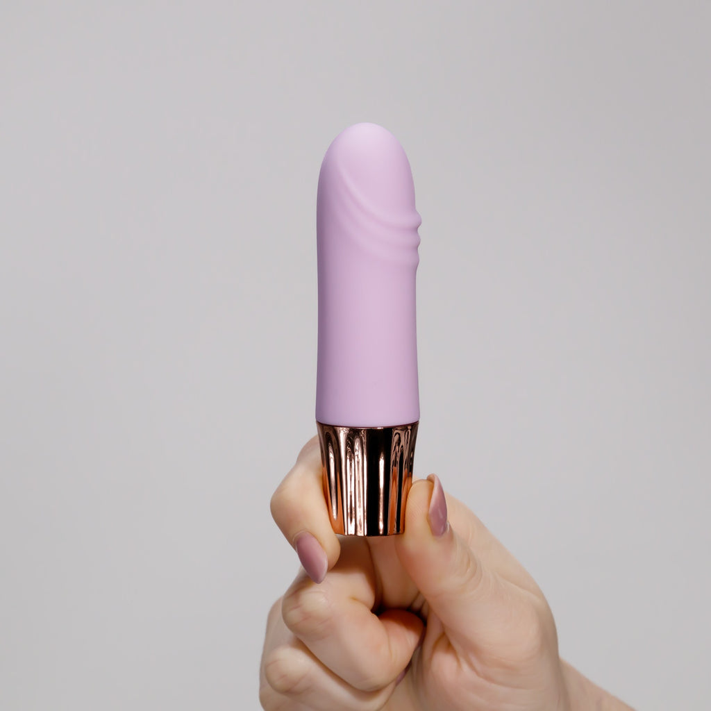 CRUSHIOUS | Mellow Waves – Mini Vibrador Recargable – Rosa y Morado