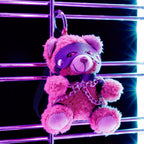 Llavero de osito de peluche BDSM travieso Crushito Crushious