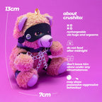 Llavero de osito de peluche BDSM travieso Crushito Crushious
