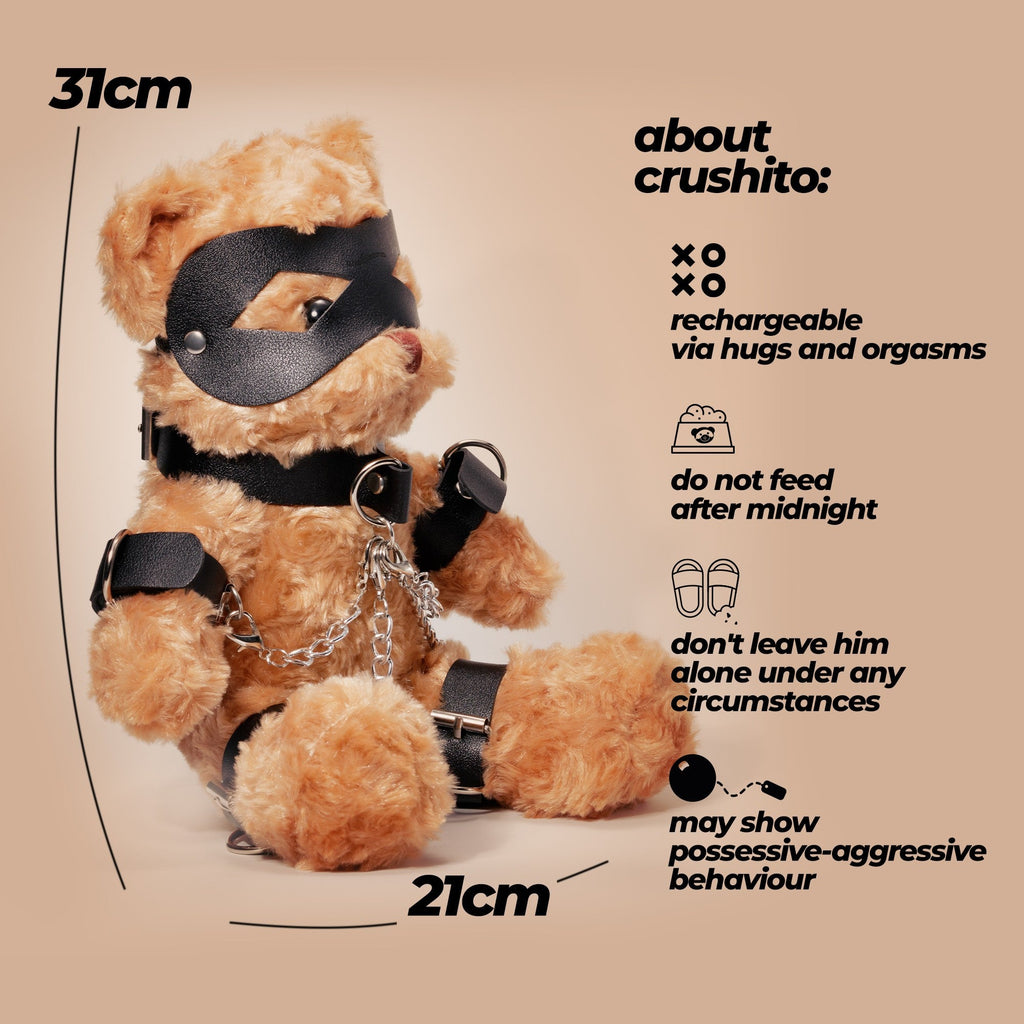 Crushito travieso oso de peluche BDSM Crushious