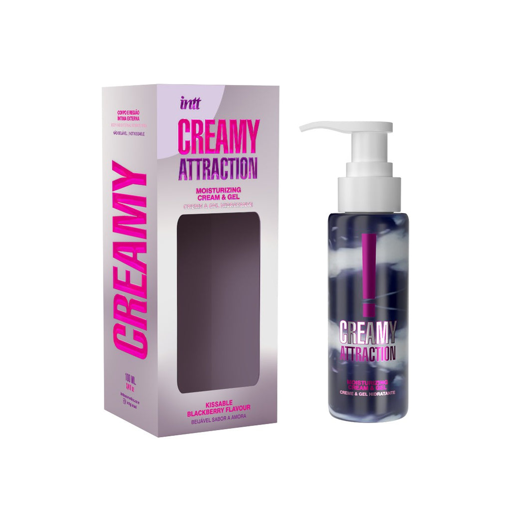 INTT | Lociones besables Creamy Attraction – Afrodisíaco Mora y Mora (100 ml)