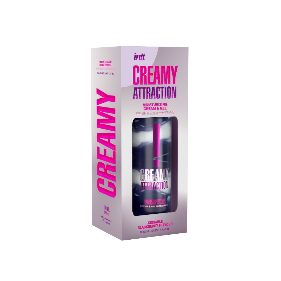 INTT | Lociones besables Creamy Attraction – Afrodisíaco Mora y Mora (100 ml)