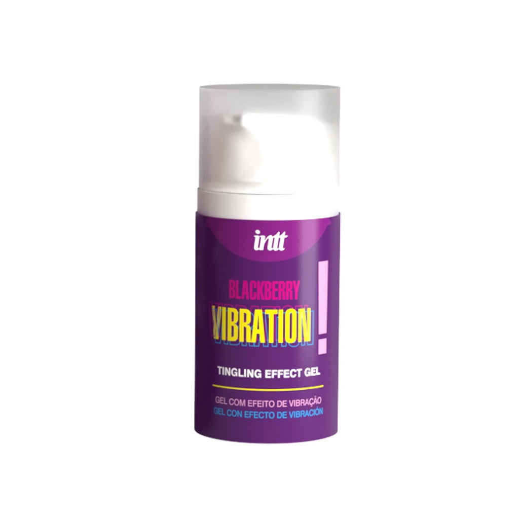 INTT | Gel Vibrador Sabor Mora – Triple Estimulación – 15 ml