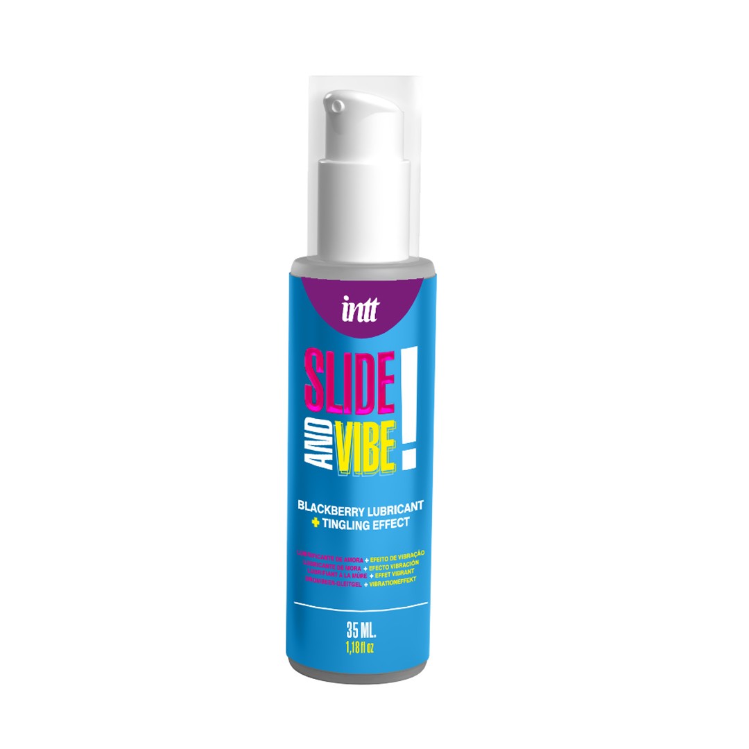 INTT | Lubricante a base de agua con vibración Slide and Vibe – 35 ml