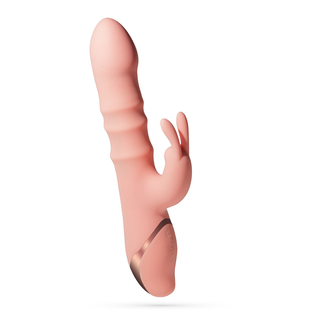 Vibrador Rabbit Crushious RINGLORD: triple movimiento de anillo y 10 modos de vibración