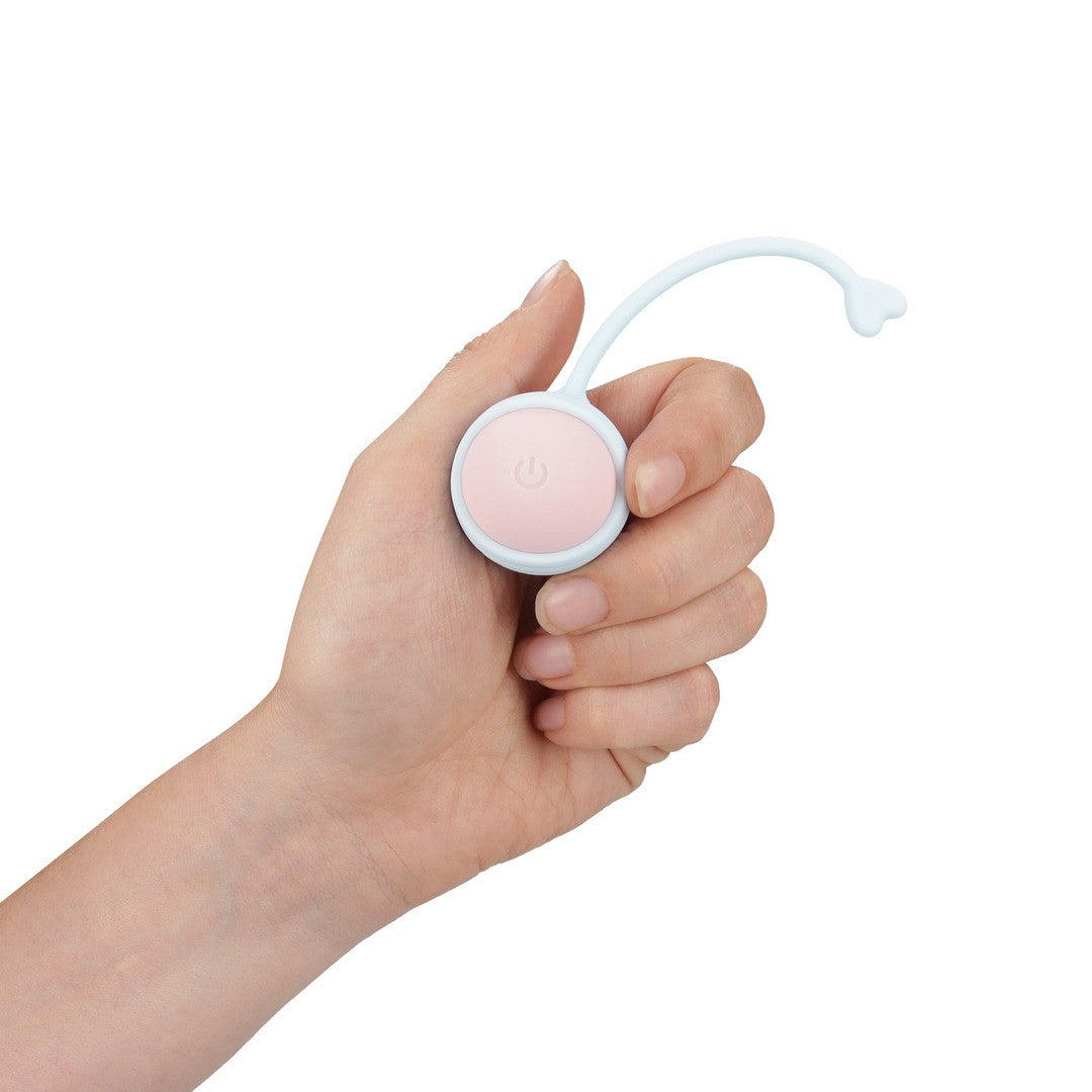 LOVELINE – Kit de Kegel con vibración y 5 pesos intercambiables (morado)