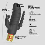 CRUSHIOUS | Romanov – Vibrador clásico tipo bala con funda de silicona extraíble (2 en 1) – 13,3 cm