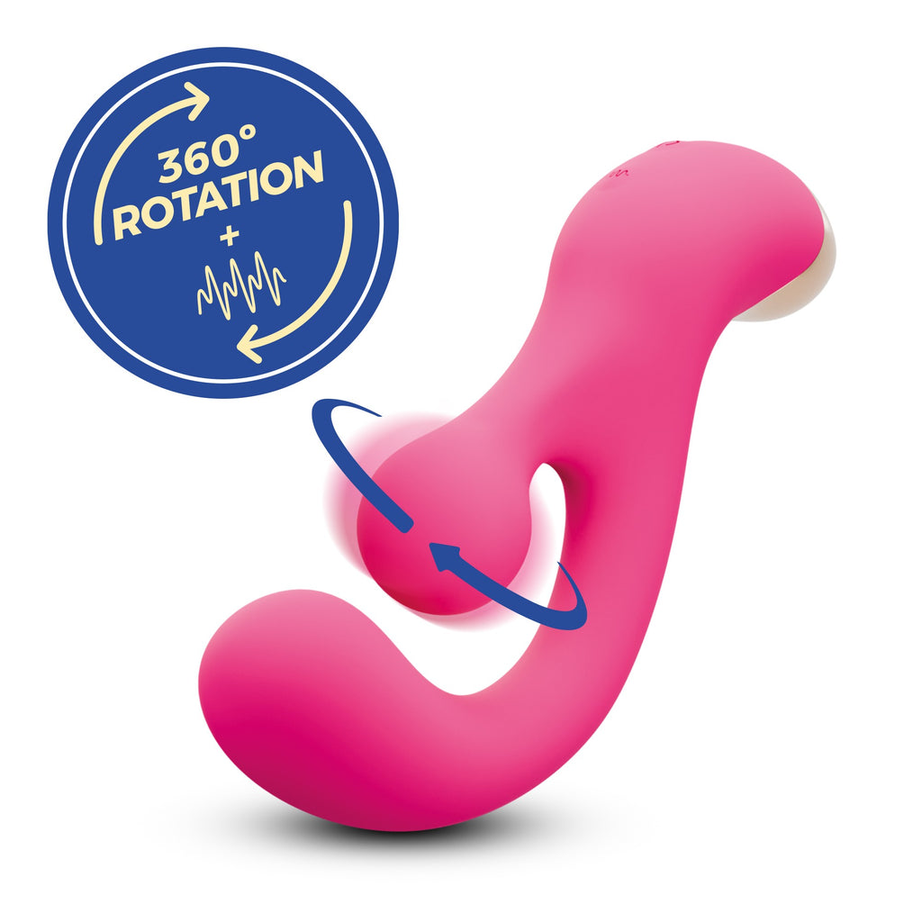 CRUSHIOUS | Éxtasis Giratorio – Vibrador Pleaser con Estimulación Giratoria