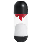CRUSHIOUS | Slurpy – Masturbador desmontable 2 en 1 con estimulador tipo lengua, rotación y vibración – 22 cm