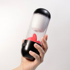 CRUSHIOUS | Slurpy – Masturbador desmontable 2 en 1 con estimulador tipo lengua, rotación y vibración – 22 cm