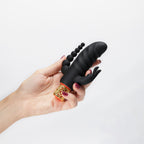 CRUSHIOUS | Romanov – Vibrador clásico tipo bala con funda de silicona extraíble (2 en 1) – 13,3 cm