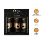 ORGIE | Set de Aceites de Masaje Tántrico Sensual – Efecto Glossy – Tamaño Mini 3 x 30 ml