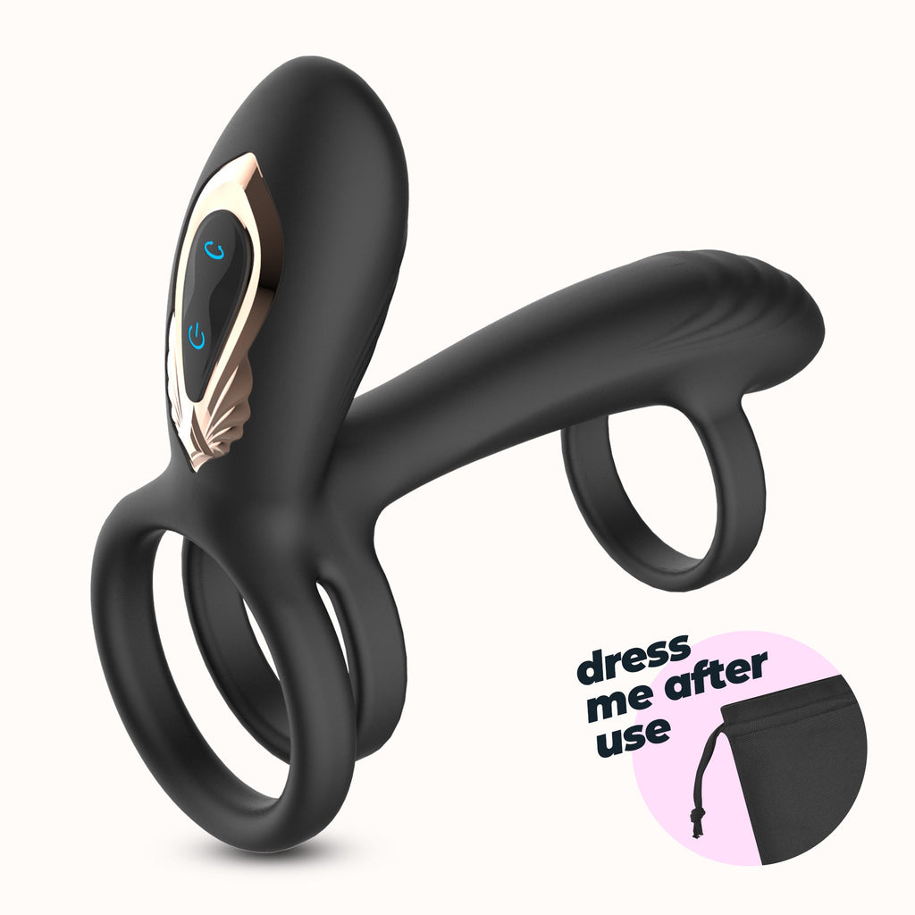 CRUSHIOUS Tornado Rotating Penis Sleeve – Vibrating G-Spot Stimulator