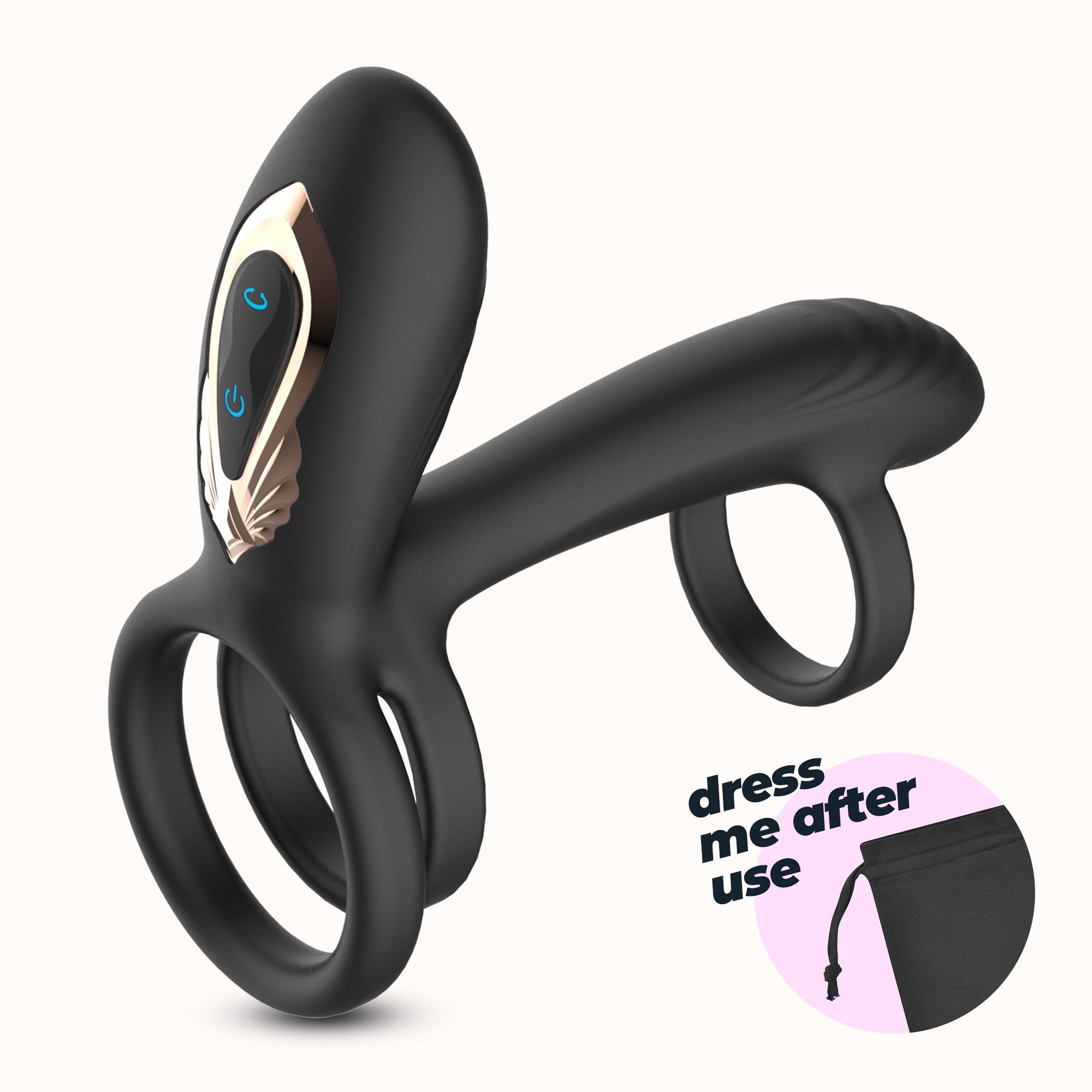 CRUSHIOUS Tornado Rotating Penis Sleeve – Vibrating G-Spot Stimulator