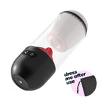 CRUSHIOUS | Slurpy – Masturbador desmontable 2 en 1 con estimulador tipo lengua, rotación y vibración – 22 cm