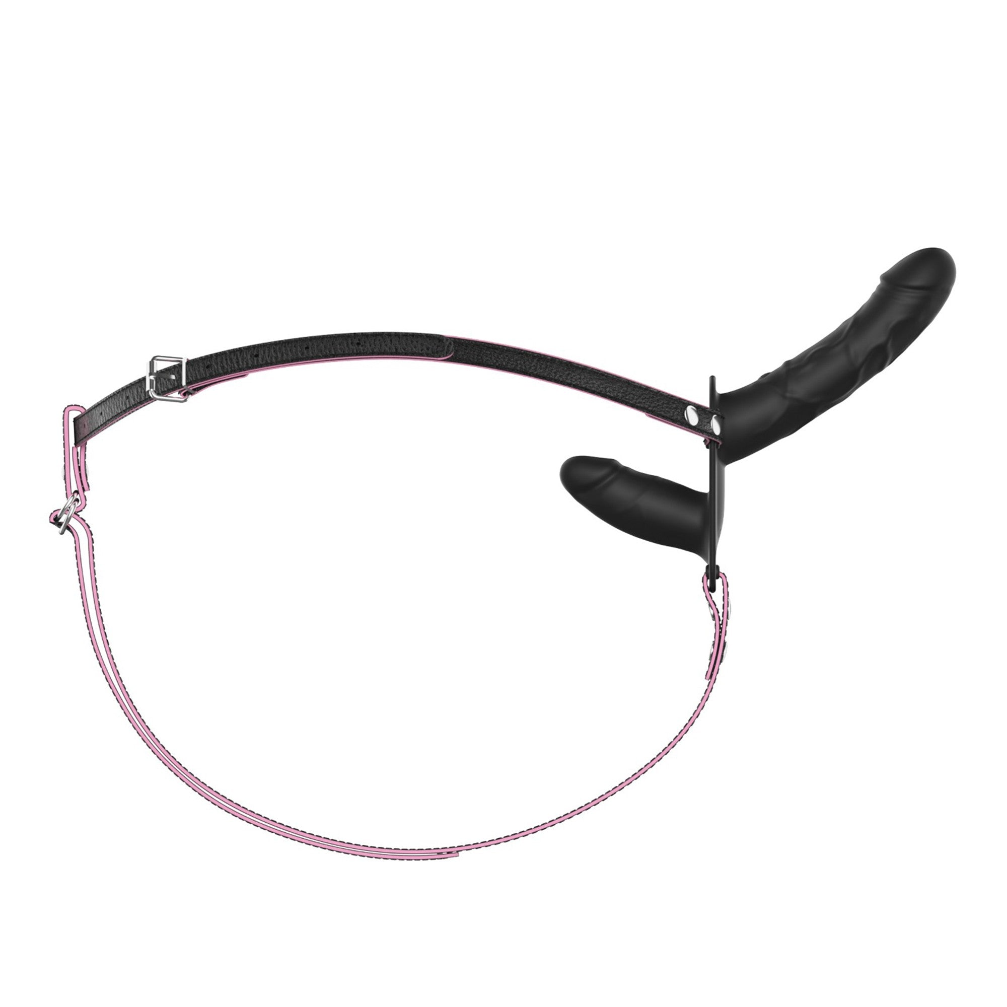 CRUSHIOUS | Labionda – Arnés Doble con Mando a Distancia – Negro