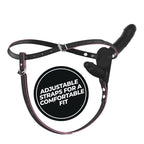 CRUSHIOUS | Labionda – Arnés Doble con Mando a Distancia – Negro