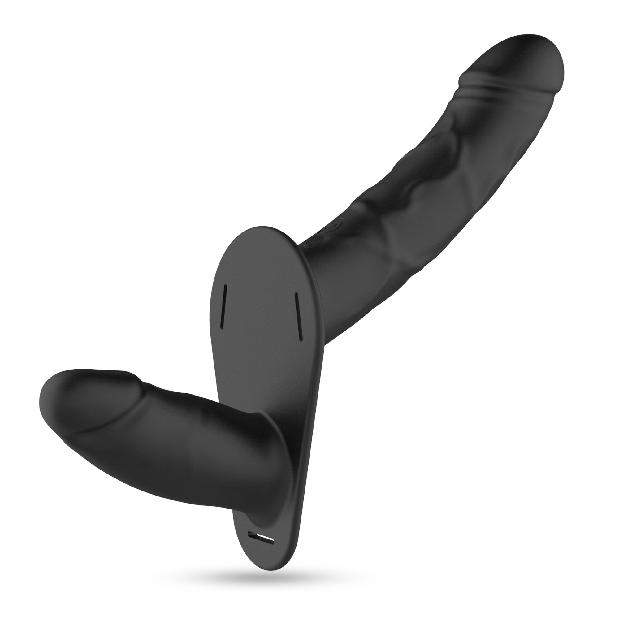 CRUSHIOUS | Labionda – Arnés Doble con Mando a Distancia – Negro