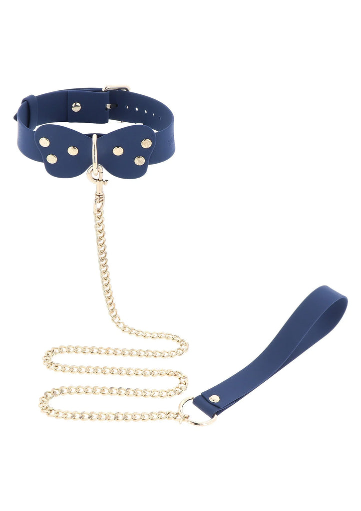 TABOOM | Silicone Supreme – Collar y Correa de Silicona con Lazo Mariposa
