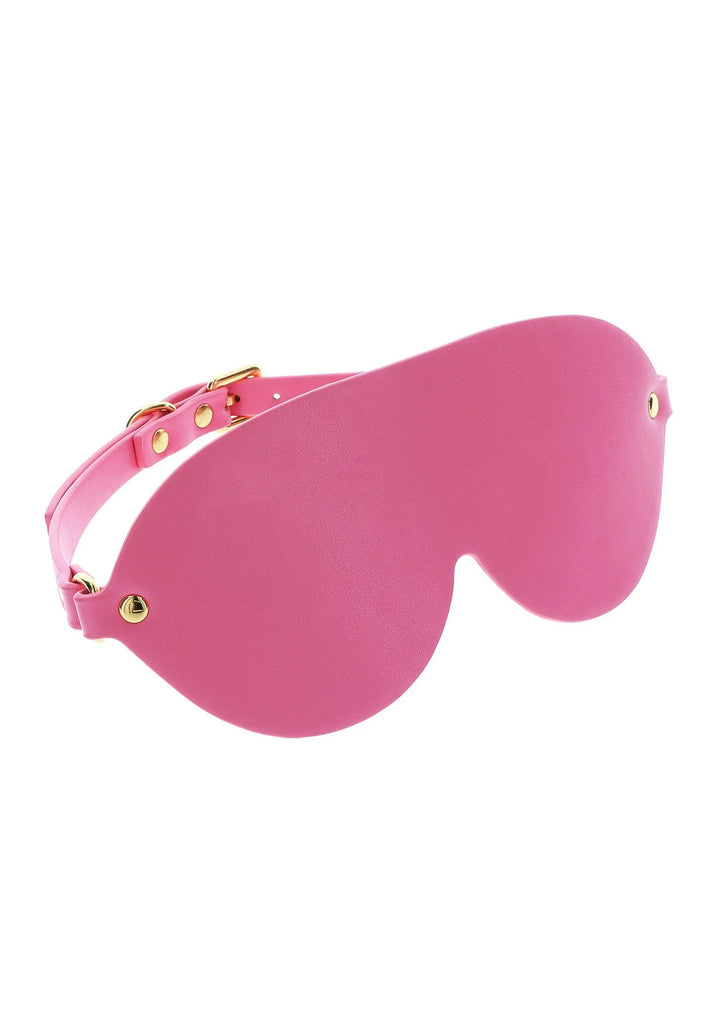 TABOOM | Malibu Blindfold – Antifaz BDSM de Cuero Vegano Rosa