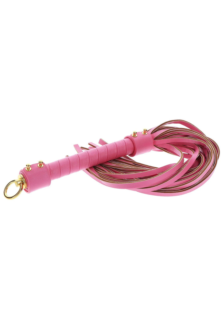 TABOOM | Malibu Whip – Fusta BDSM de Cuero Vegano Rosa