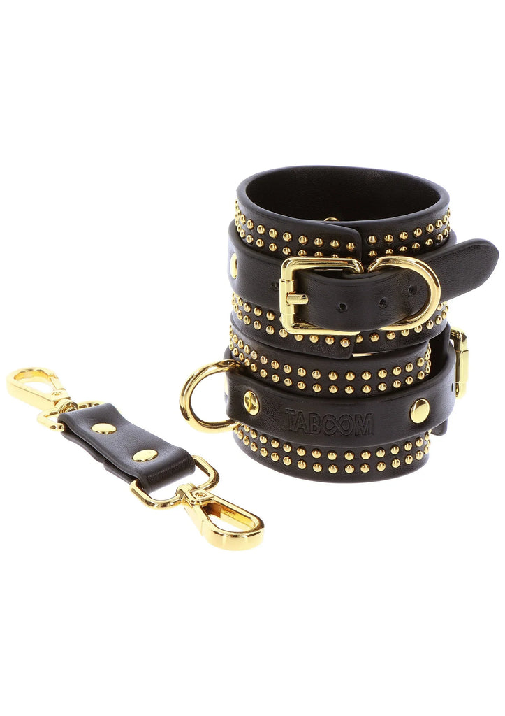 TABOOM | Vogue Esposas de Muñeca con Tachuelas – Set de Bondage de Lujo