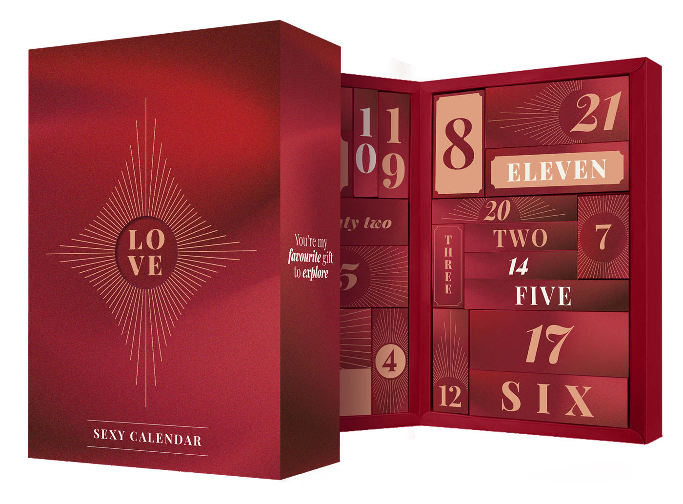 SEXY LOVE ADVENT CALENDAR – 24 Days of Passion, Surprise & Connection