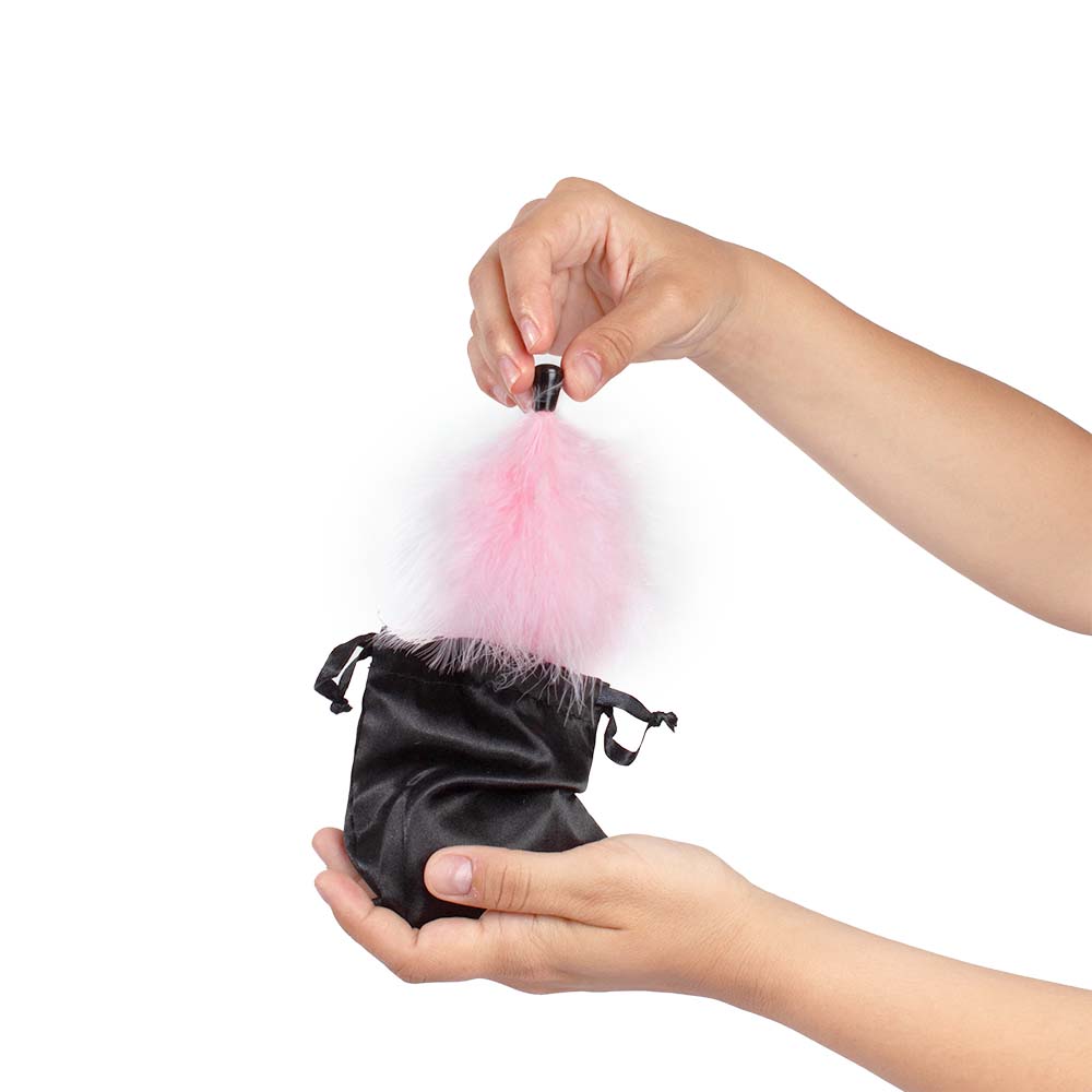 Secret Play Kit de Polvo Comestible con Pluma – Chocolate o Fresa – 40 g