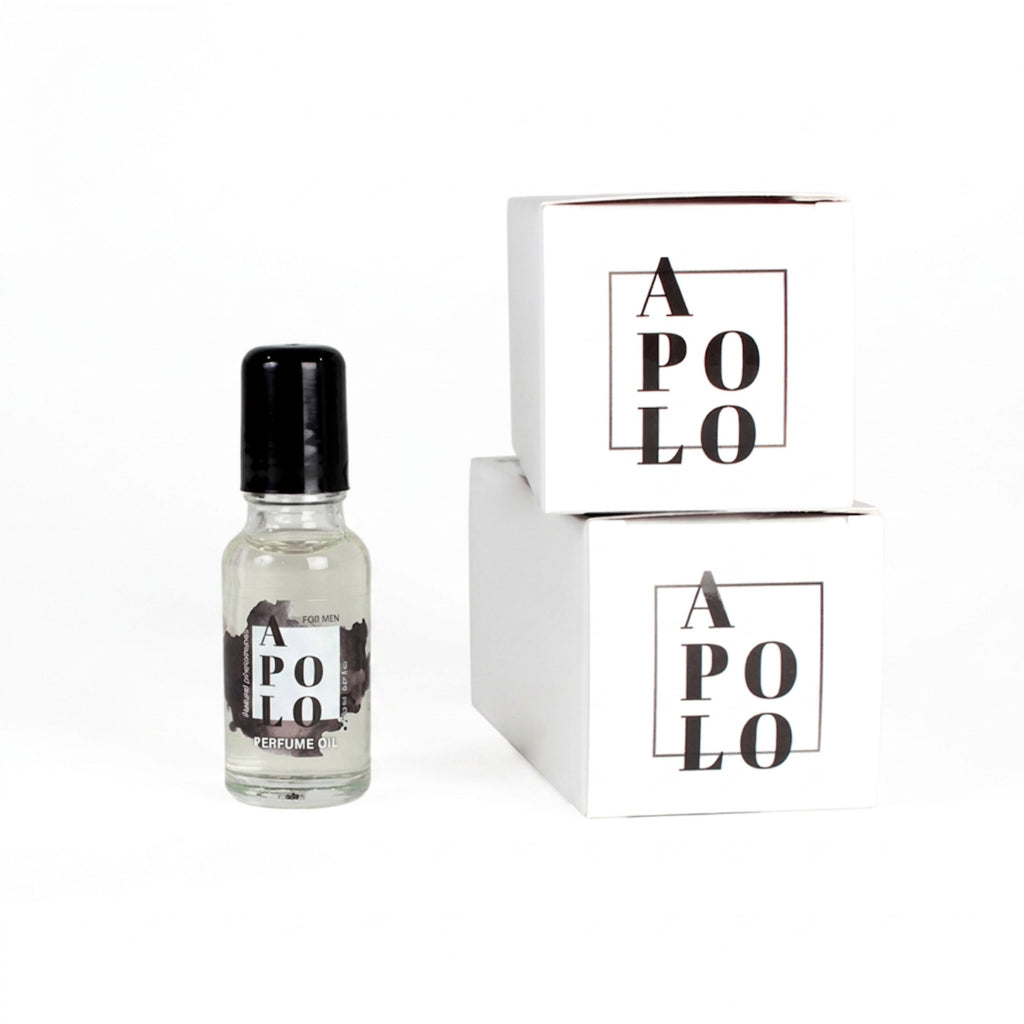 SECRET PLAY | Apolo Pheromone Perfume Oil for Men – With Black Truffle Extract & Sandalwood – Roll-On – 20 ml