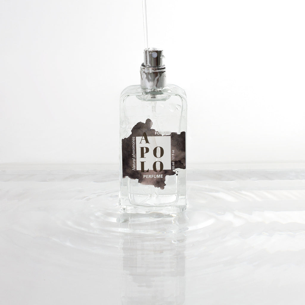 SECRET PLAY | Apolo Perfume Spray con Feromonas para Hombres – Con trufa negra y sándalo – 9,5 ml Travel / 50 ml
