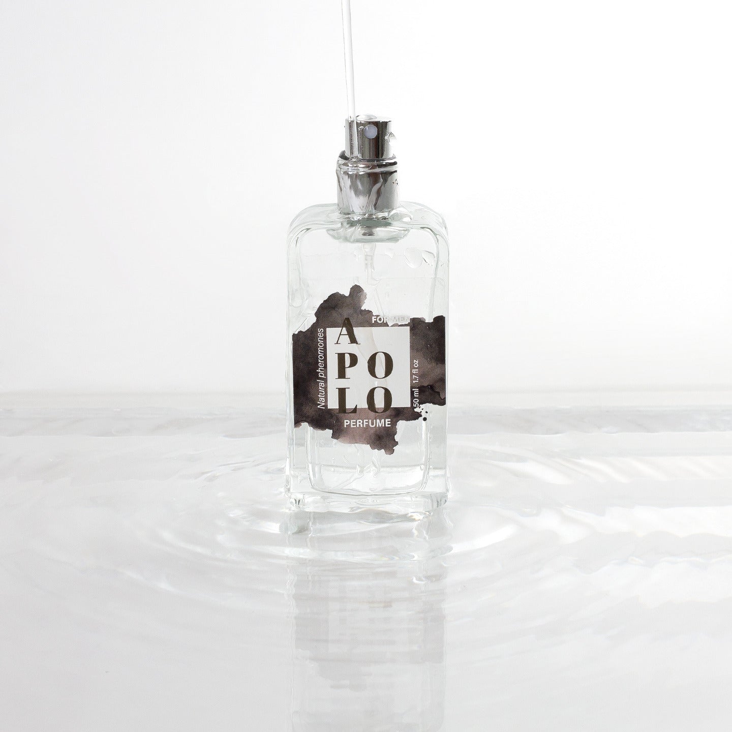 SECRET PLAY | Apolo Perfume Spray con Feromonas para Hombres – Con trufa negra y sándalo – 9,5 ml Travel / 50 ml