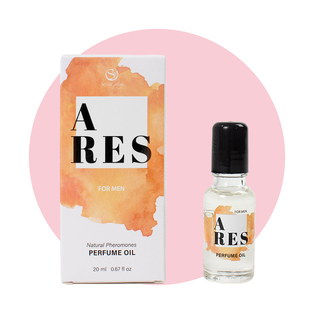 SECRET PLAY | Ares Aceite Perfume con Feromonas para Hombres – Con extracto de trufa negra – Roll-On – 20 ml