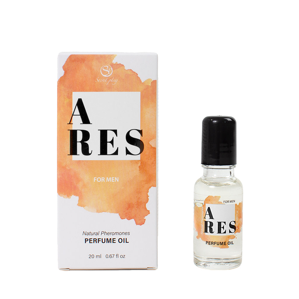 SECRET PLAY | Ares Aceite Perfume con Feromonas para Hombres – Con extracto de trufa negra – Roll-On – 20 ml