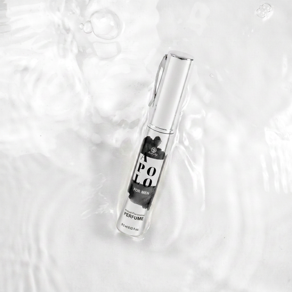 SECRET PLAY | Apolo Perfume Spray con Feromonas para Hombres – Con trufa negra y sándalo – 9,5 ml Travel / 50 ml