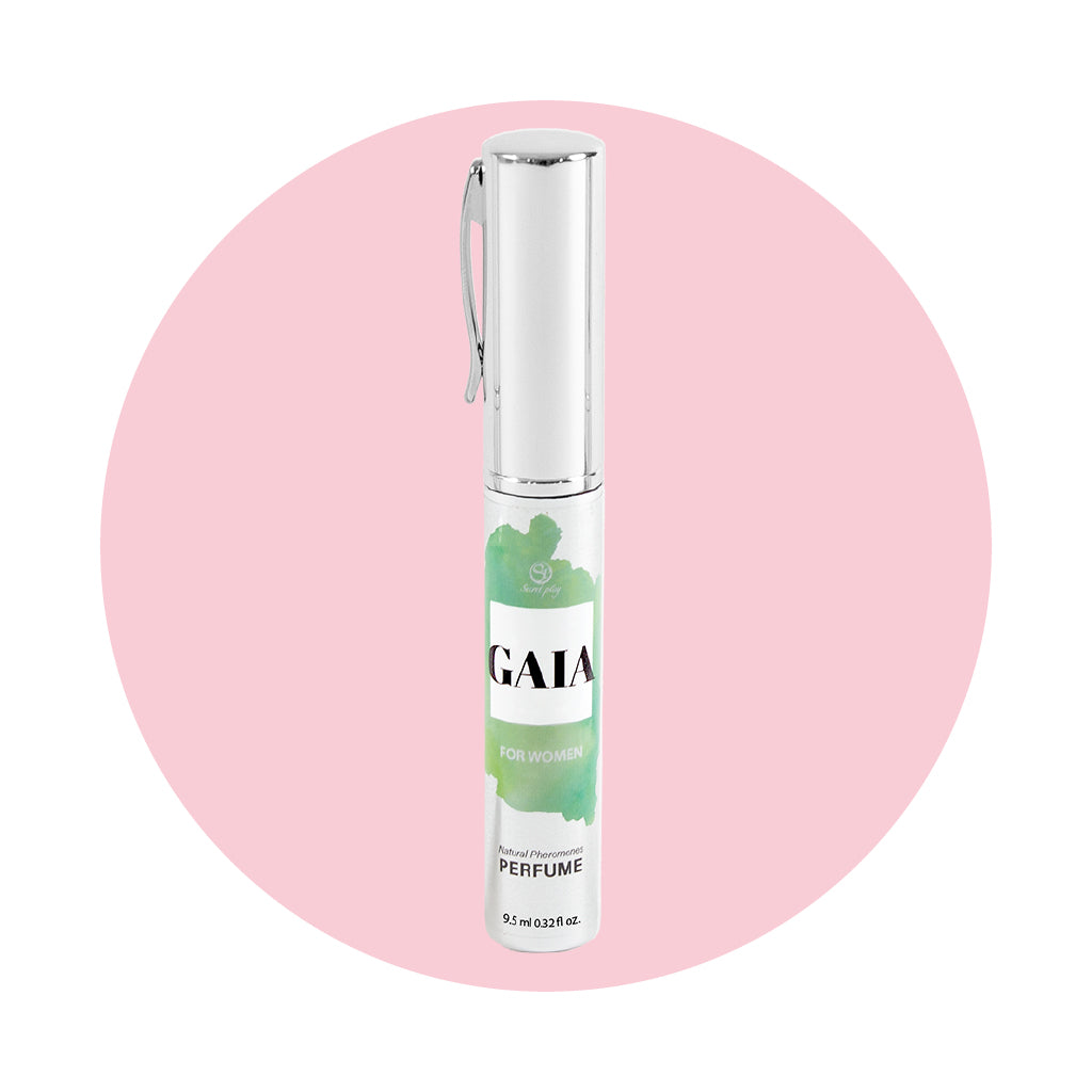 SECRET PLAY | Gaia Pheromone Spray Perfume for Women – With Black Truffle Extract, Passion Fruit, Strawberry, Jasmine & Lily of the Valley – 9.5 ml Travel / 50 ml