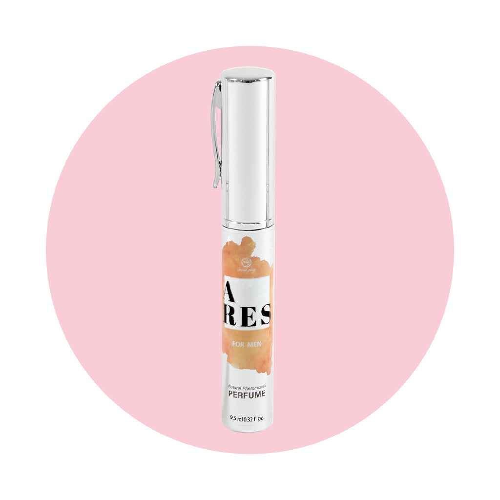 SECRET PLAY | Ares Perfume con Feromonas para Hombres – Con extracto de trufa negra – 9,5 ml Travel / 50 ml