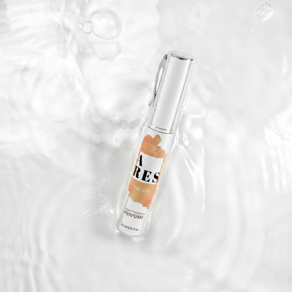 SECRET PLAY | Ares Perfume con Feromonas para Hombres – Con extracto de trufa negra – 9,5 ml Travel / 50 ml