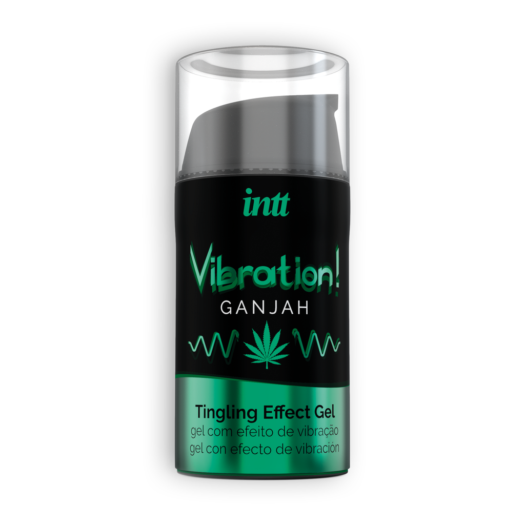 INTT Gel Vibrador Ganjah – Inspirado en Cannabis – 15 ml