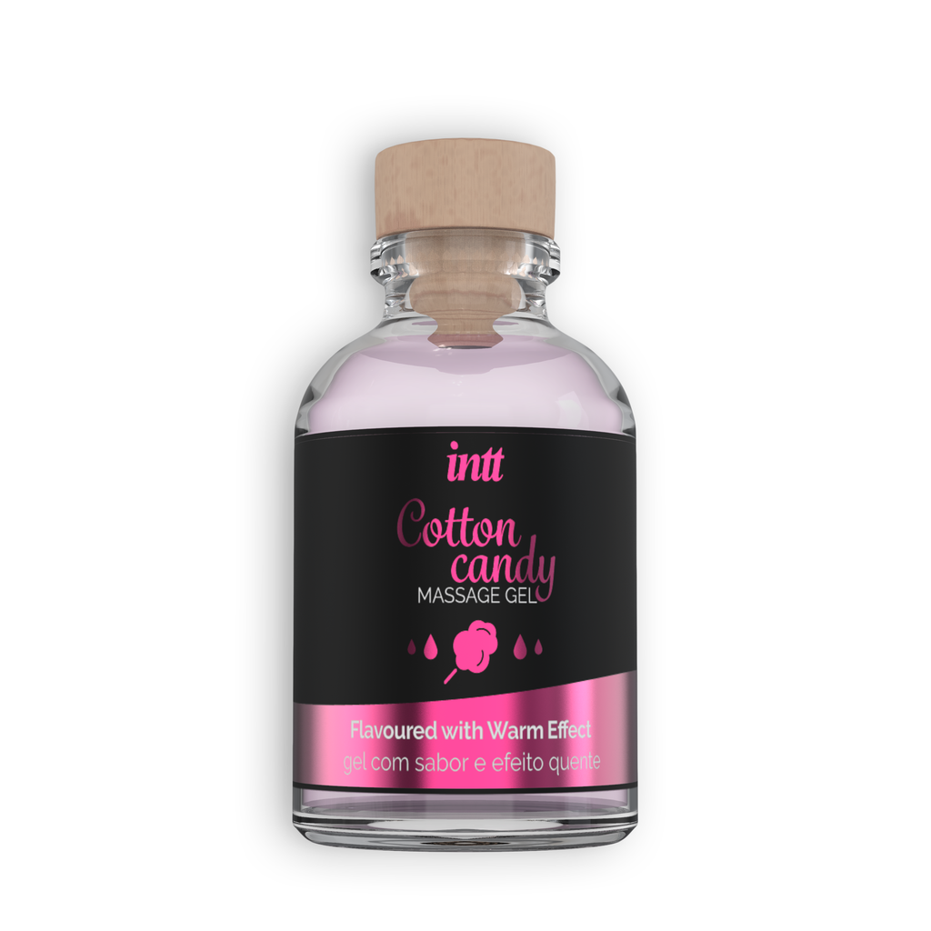 INTT | Gel de Masaje Besable Sabor Algodón de Azúcar – 30 ml