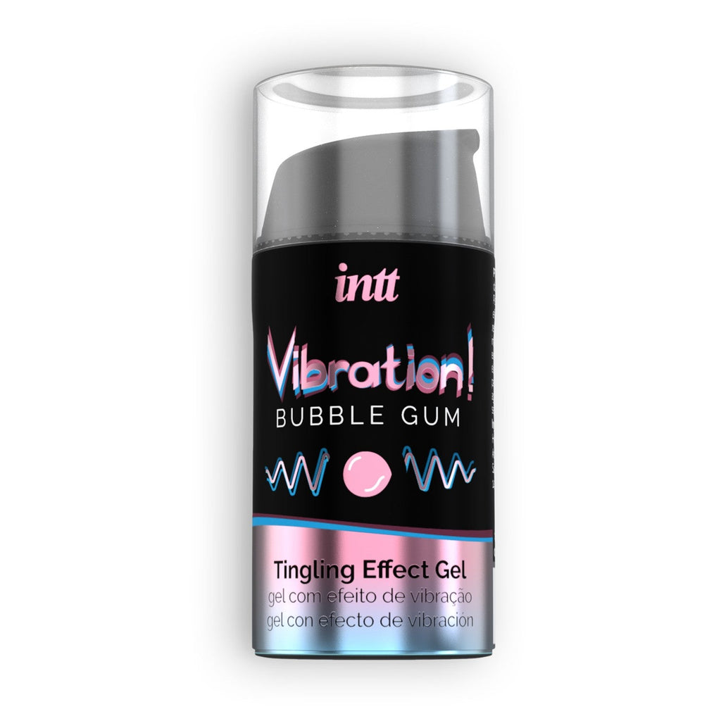 INTT | Bubblegum Gel Vibrador – Fuerte Efecto Calentador y Pulsante – 15 ml