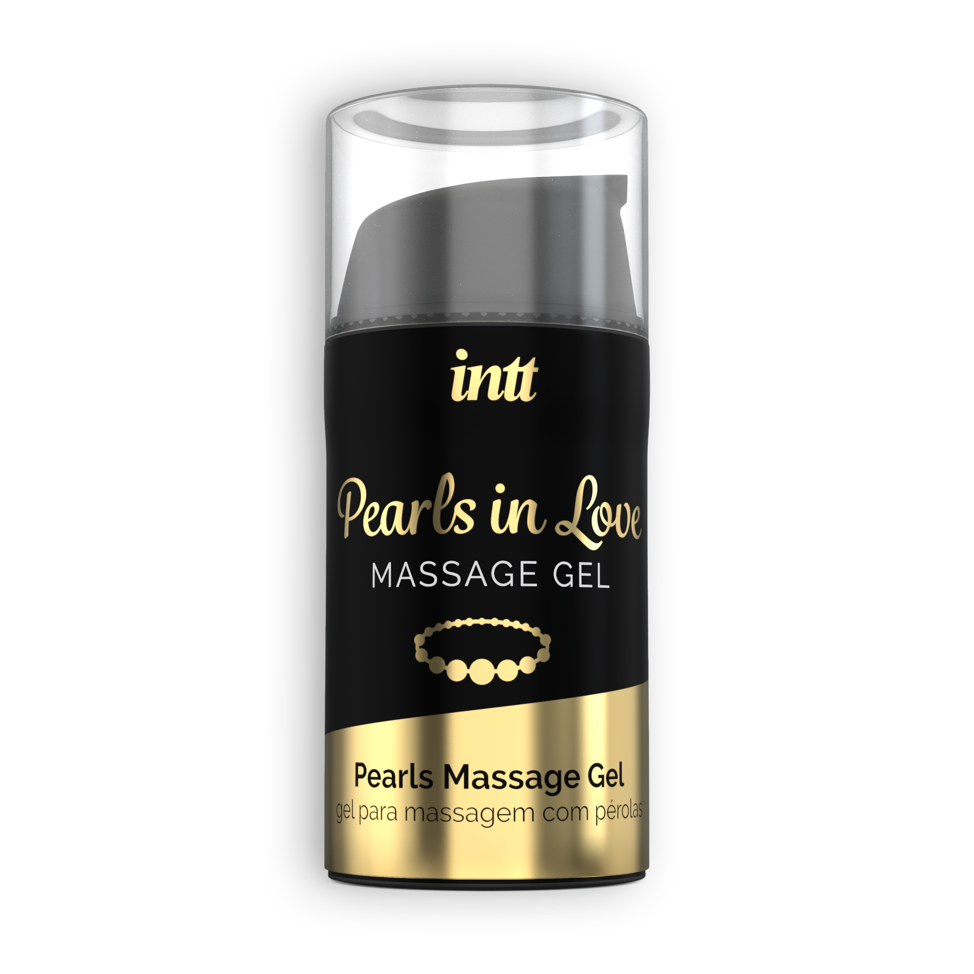 INTT | Gel de masaje Pearls in Love con collar de perlas – 15 ml