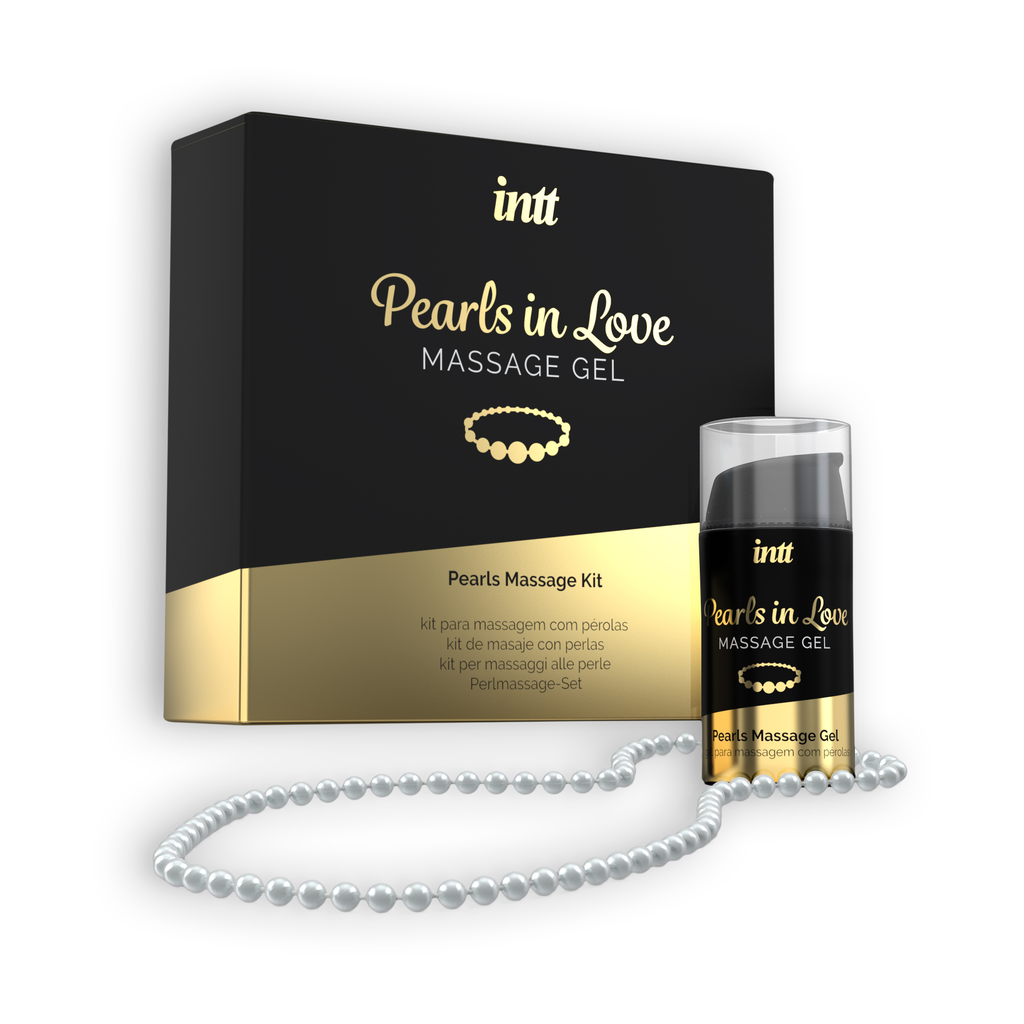 INTT | Gel de masaje Pearls in Love con collar de perlas – 15 ml