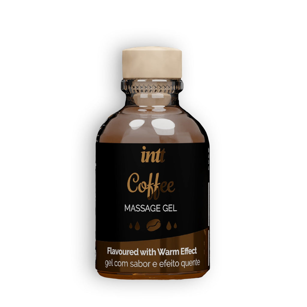 INTT | Gel de Masaje Besable Sabor Café – Efecto Calor – 30 ml