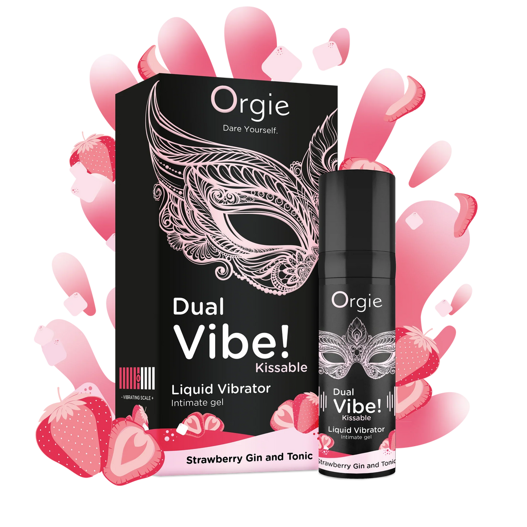 Orgie DUAL VIBE! – Kissable Liquid Vibrator Intimate Gels Inspired by Cocktails