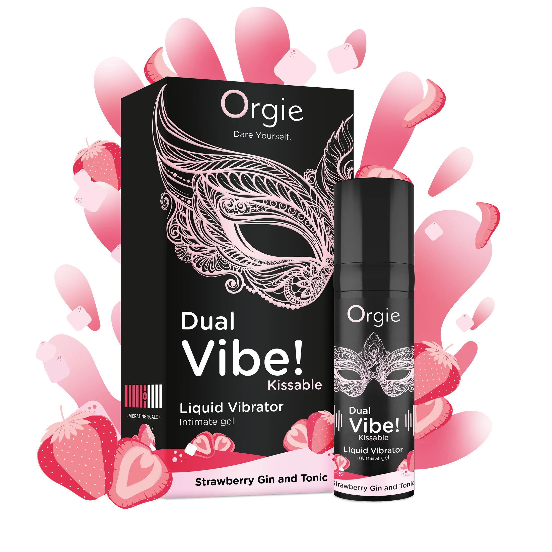 Orgie DUAL VIBE! – Kissable Liquid Vibrator Intimate Gels Inspired by Cocktails